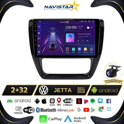 Volkswagen Jetta 2+64GB Android 13 Kablosuz Carplay 2011-2018 Navigasyon Multimedya Sistemi 