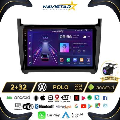 Volkswagen Polo 2+64GB Android 13 Kablosuz Carplay 2008-2020 Navigasyon Multimedya Sistemi 