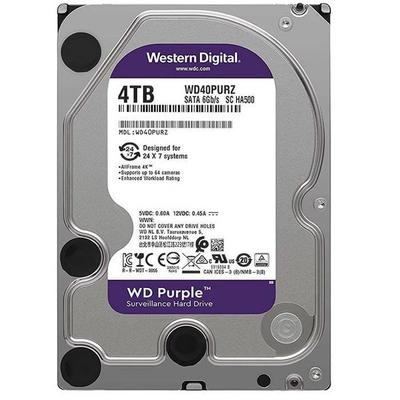 Western Digital 4 Tb 3.5 Wd 5400Rpm 64Mb Purple Wd40Purz 7/24 Güvenli̇k Harddi̇ski̇